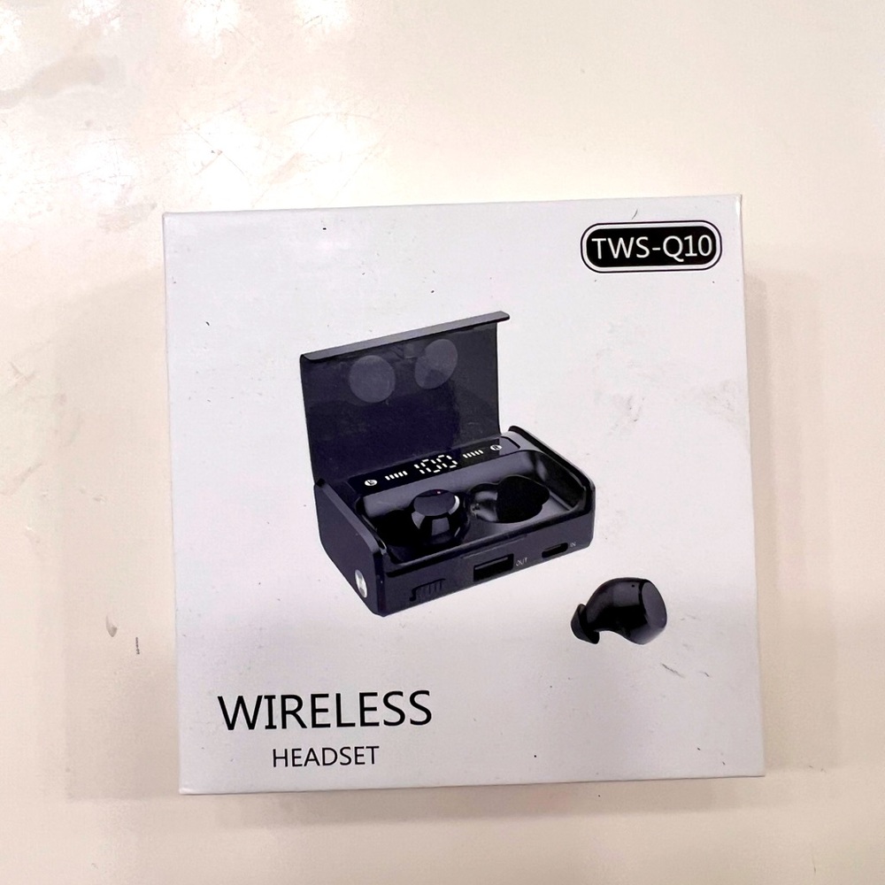 New!! TWS-Q10 Wireless Earbuds Sports Earphone Stereo Bluetooth Headset